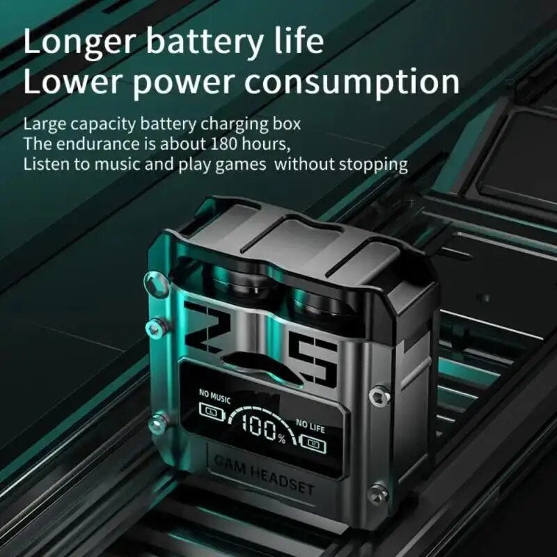 M25 Bluetooth 5.3 Earbuds | HiFi Sound | LED Display | 40H Backup