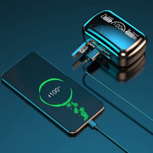 💯DaMix M10 True Wireless Earbuds Smart LED Display